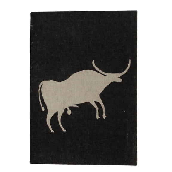 De Kulture Works Ancient Cow Cave Painting Notebook Diary, 4.0" x 6.0", 140 Pages
