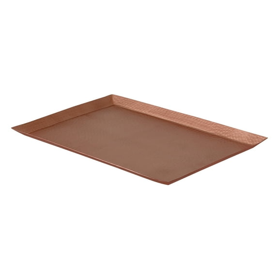 De Kulture Works Copper Serving Tray, Ideal Centerpiece, 14X10.0x1 (LWH) inches