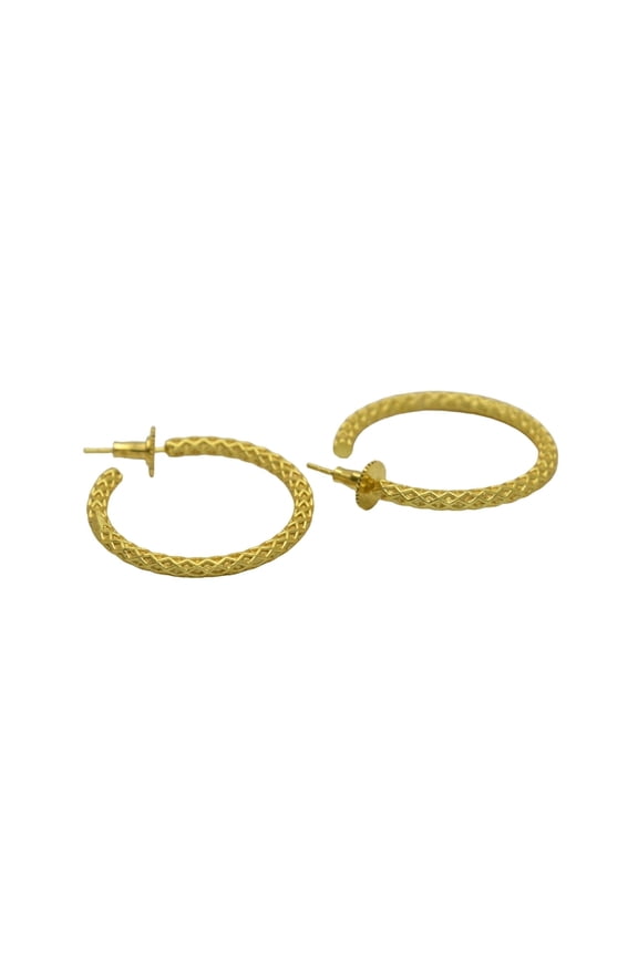Hoop Multi Color Earrings, Brass, 1 Count per Pack