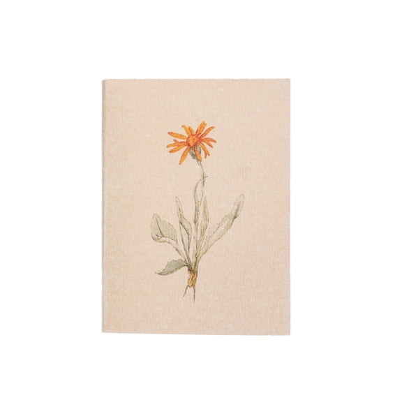 De Kulture Works Pocket Diary Flower Artwork Standard Journals, 3.0"x4.0", 100 Pages, 2 Count, 2 Pack
