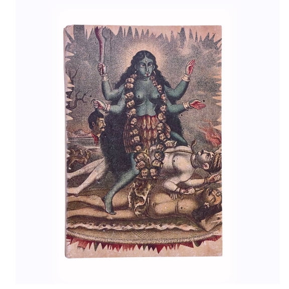 De Kulture Works Goddess Kaali Artwork Notebook Diary, 4.0" x 6.0", 140 Pages