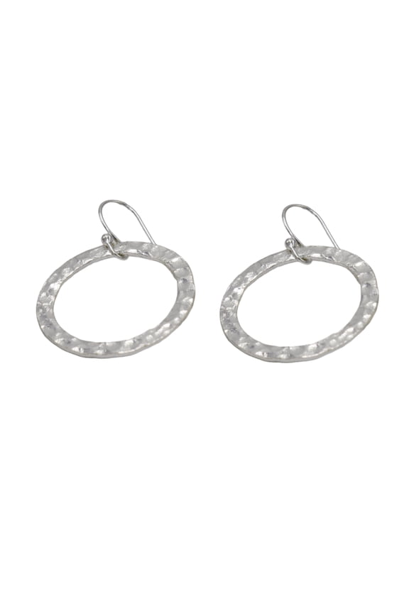 Round 925 Sterling Silver Earring Jewelry