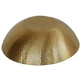 thumbnail image 1 of De Kulture Works Hand Made Brass Serving Bowl, 8 inches Diameter, 1 of 3