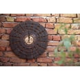 thumbnail image 1 of De Kulture Works Handcrafted Vintage Recycled Wood Wall Clock 52 Cms Collectible Timepieces, 1 of 5