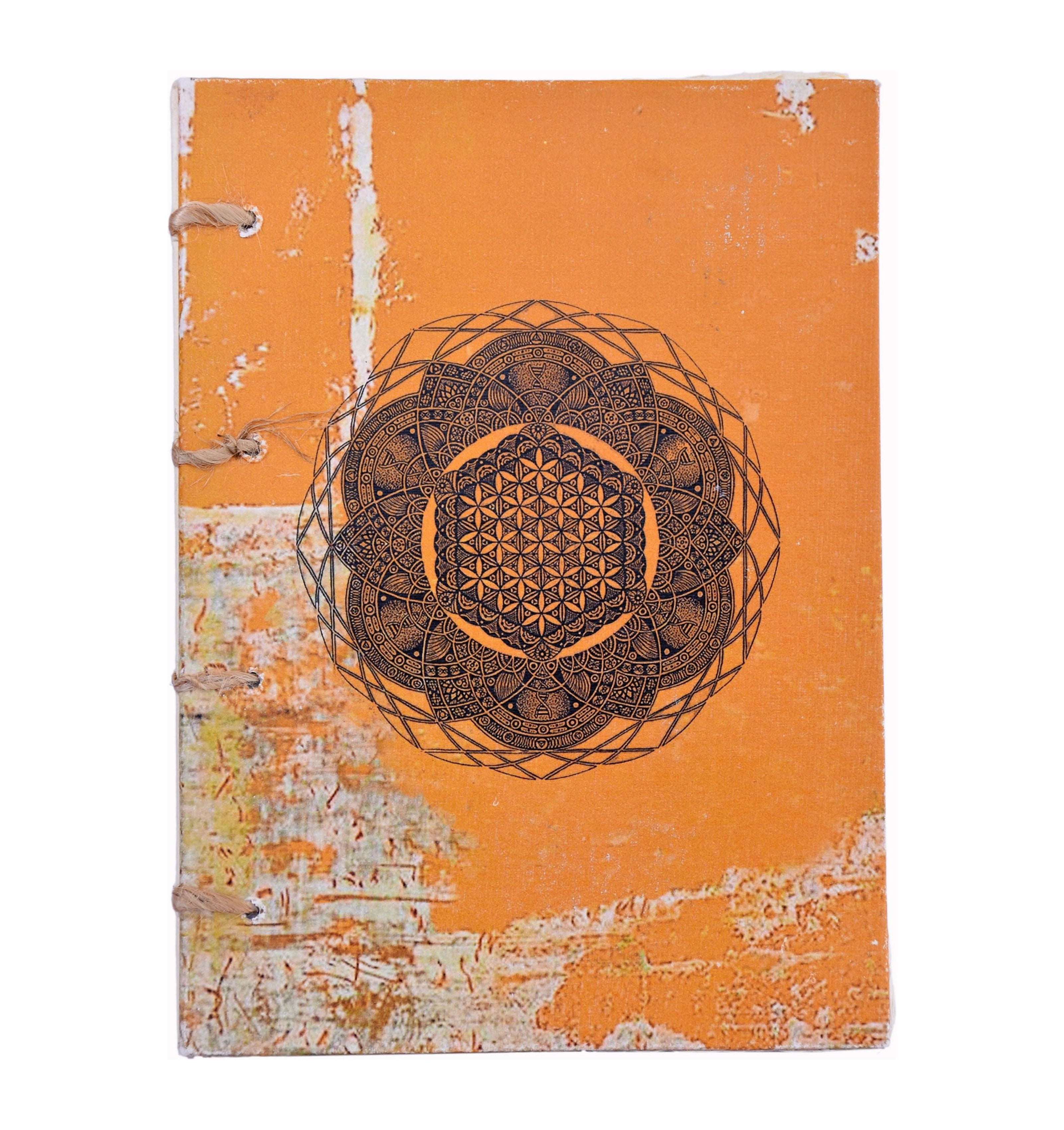 De Kulture Works Journal Flower Of Life Artwork Travelogue Diary A5 Size, 140 Pages, 125 GSM