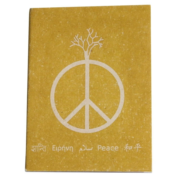 De Kulture Works Peace Symbol ArtWork Standard Journals, 100 Pages, 2 Count, 2 Pack