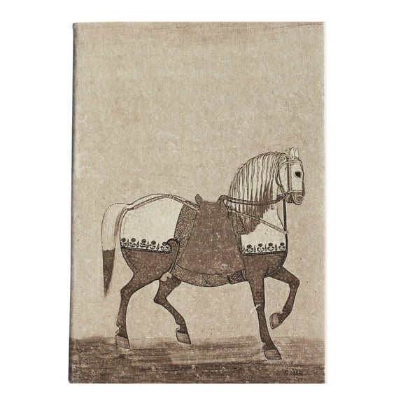 De Kulture Works Persian Horse Artwork Notebook Diary 140 Pages, 125 GSM