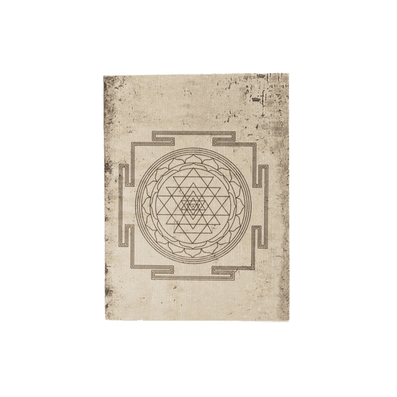 De Kulture Works Shree Yantra Artwork Pocket Diary 100 Pages, 125 GSM, Set of 2
