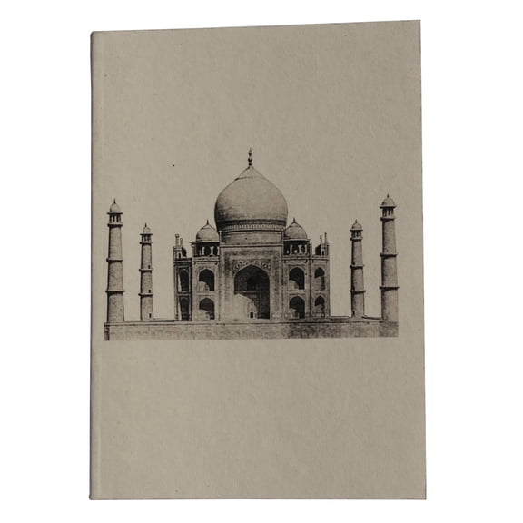 De Kulture Works Vintage Taj Mahal Art Work Notebook Diary, 4.0" x 6.0", 140 Pages