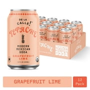 De La Calle Tepache, Grapefruit Lime, Modern Mexican Soda, 12oz, 12 Pack