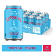 De La Calle Tepache, Tropical Ponche, Modern Mexican Soda, 12oz, 12 Pack