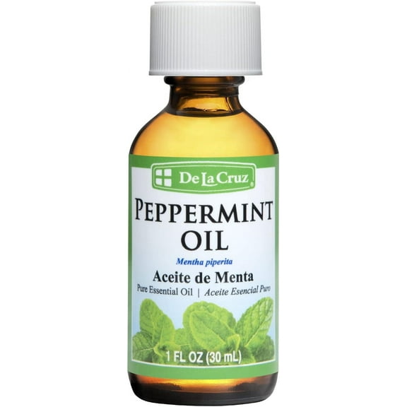 De La Cruz 100% Pure Essential Oil Peppermint Oil , 1 Fl Oz