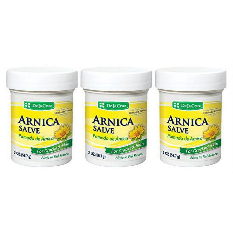  De La Cruz Arnica Salve, Foot Cream for Dry Cracked