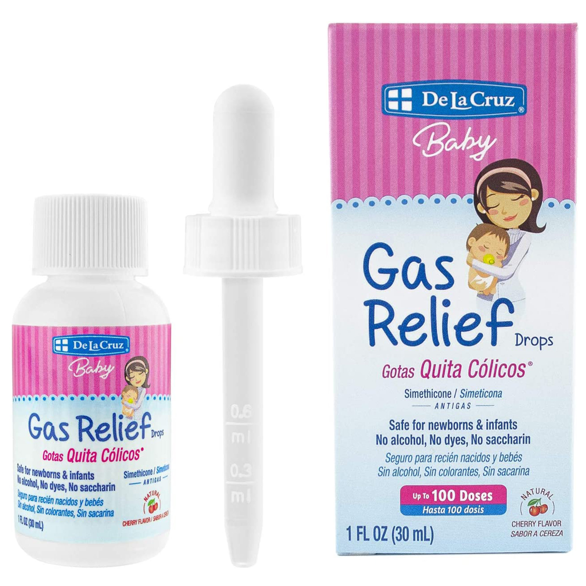 Little Remedies Gas Relief Drops, Natural Berry Flavor, Safe For