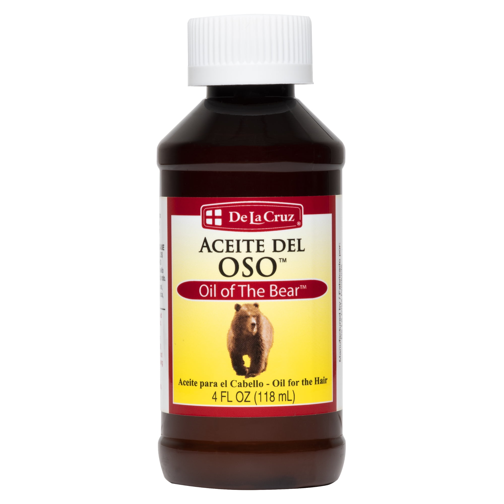 De La Cruz Oil of the Bear Hair, Mustache & Beard Oil for Men, 4 fl Oz