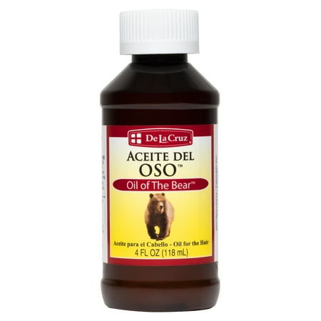 De La Cruz Oil of the Bear Hair, Mustache & Beard Oil for Men, 4 fl Oz
