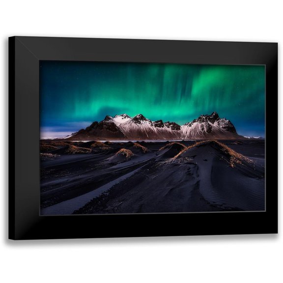 De La, Javier 14x11 Black Modern Framed Museum Art Print Titled - Enchanted Stokksnes