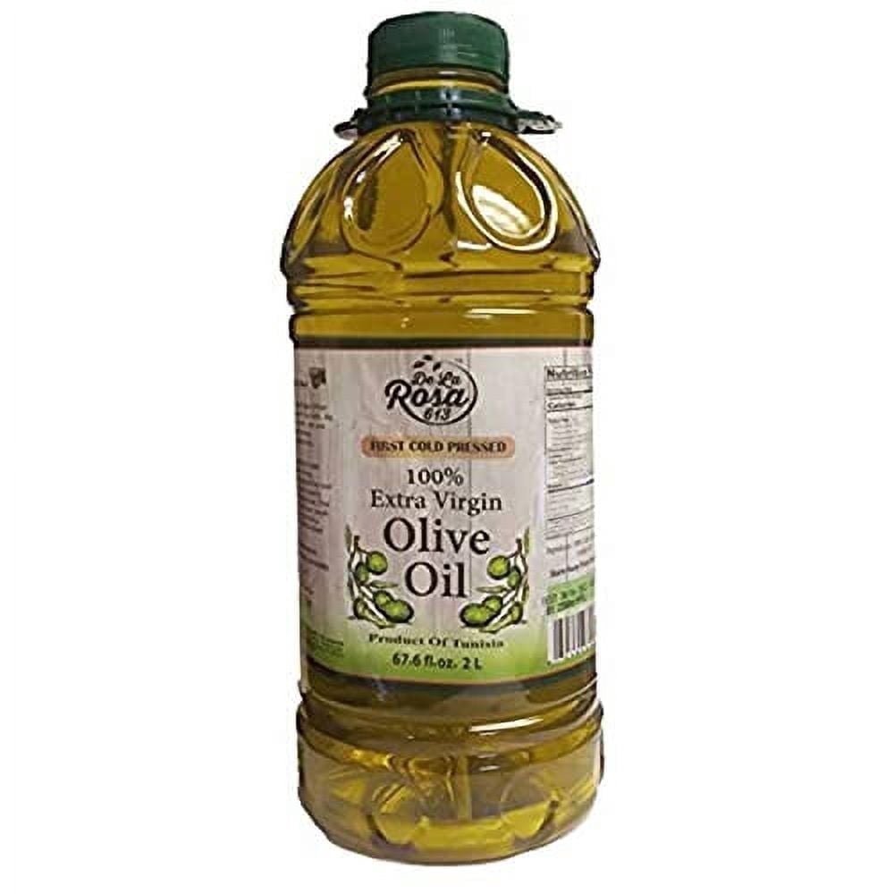 De La Rosa Extra Virgin Olive Oil First Cold Pressed Vegan Kosher Non-GMO & Gluten-Free 2 L (pack of 1)
