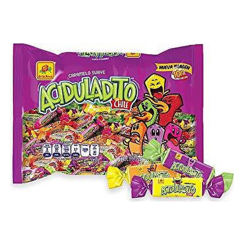 De La Rosa Aciduladito With Chili, Sweet & Sour Chewy Candy (Buy 2 Get 1 Free)