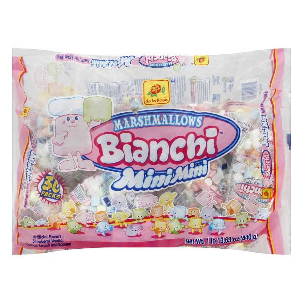 De La Rosa Bianchi Mini Rainbow Marshmallow Packets, Assorted