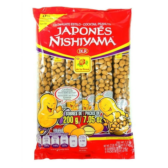 De La Rosa , Japones Nishiyama Cocktail- Tube, Count 6 (7.05 oz) - Snacks / Grab Varieties & Flavors