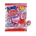 thumbnail image 1 of De La Rosa Jumbo Cherry Lollipop, bubble gum pop, bag of 50, 1 of 2