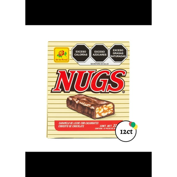 De La Rosa Nugs Chocolate 12 ct