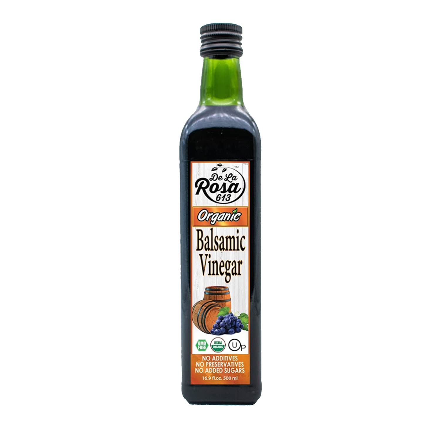 De La Rosa Organic Balsamic Vinegar, Kosher for Passover, Vegan