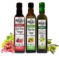 thumbnail image 1 of De La Rosa 613 Organic Extra Virgin Olive Oil, Red & White Wine Vinegar, 100% Pure, Vegan, Kosher 16.9 Oz (Pack of 3), 1 of 4