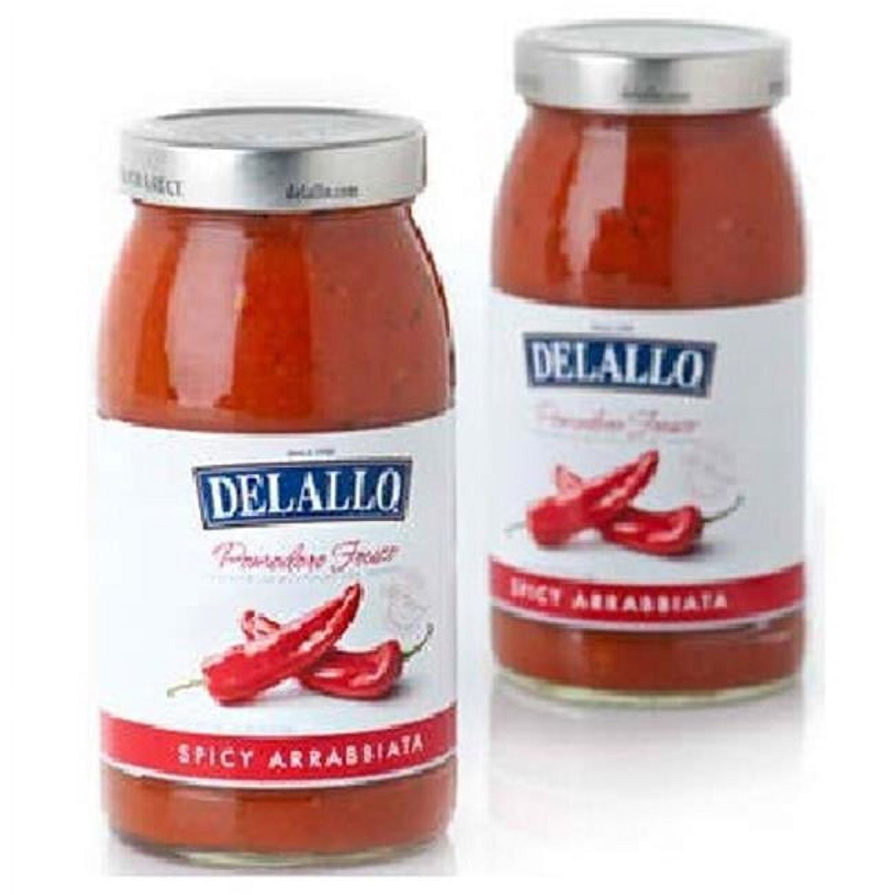 De Lallo Pomodoro Arabiata Pasta Sauce - 6x25.25OZ - Spicy Tomato Sauce for Italian Dishes