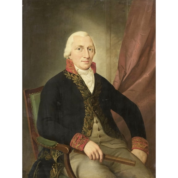 De Lelie Portrait Albertus Henricus Wiese Extra Large XL Wall Art Poster Print