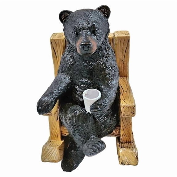 De Leon Collections 10940 Bear In Rocker Figurine Decor