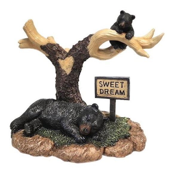 De Leon Collections 10955 Sweet Dream Sleeping Bears Figurine Decor