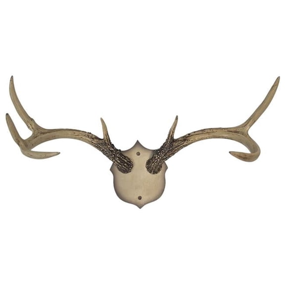 De Leon Collections 14970 Antler Wall Rack 6.5'X8.5'X6.75', 1/8/Case 'Cozy Pines Collections'