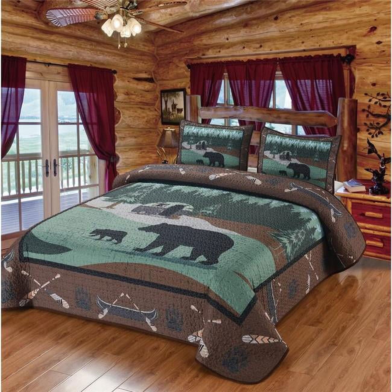 De Leon Collections Bear RV Park Quilt Quilted Bedding Set Multi Color   De Leon Collections 63453 Bear RV Park Quilt Quilted Bedding Set Multi Color King Size Quilt 2 Standard Shams 1ab68950 3bab 4dc7 8dfd Ccdc2baaea04.01fda956d5e792ff4e28fcbcb19f41e6 