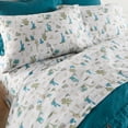 thumbnail image 1 of De Leon Collections 63766 Saguaro Desert Cactus Print Sheet Set, Multi Color - Queen Size, 1 of 2