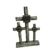 thumbnail image 1 of De Leon Collections 14036 Triple Standing Cross Rustic Religious Tabletop Dcor, 1 of 1