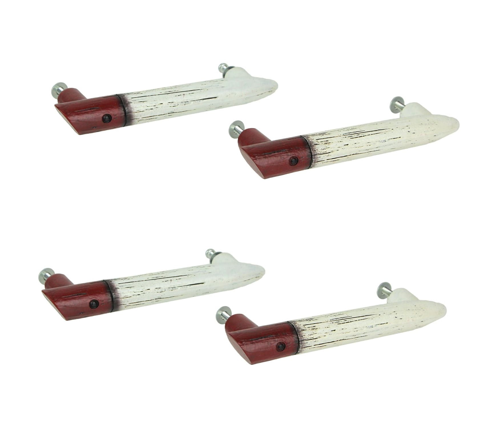 De Leon Collections Zeckos Resin Fishing Lure Drawer Pull Home