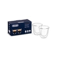 thumbnail image 1 of De'Longhi 2 Espresso Double Wall Thermal Glasses, 1 of 8
