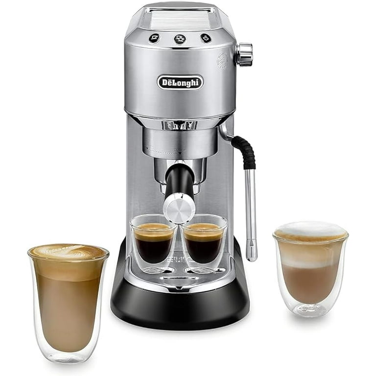 De'Longhi Dedica Arte 15-Bar, 2-Cup Metal Espresso Machine De'Longhi Dedica Arte 15-Bar, 2-Cup Metal Espresso Machine