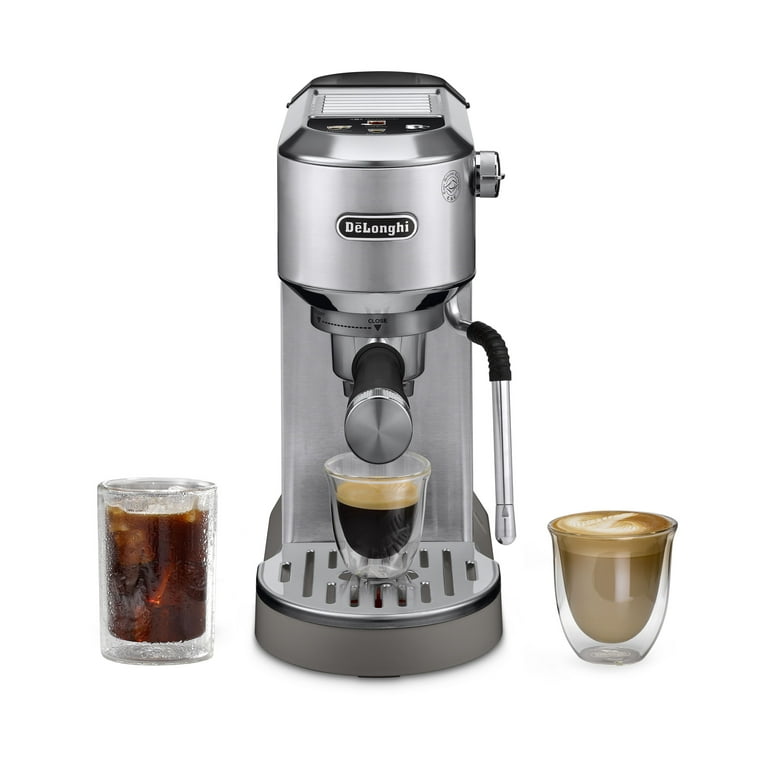 De'Longhi Dedica Duo Espresso Machine, Compact Size with Built in