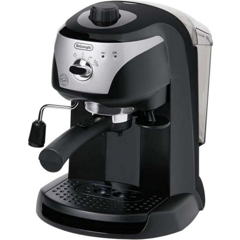 De'Longhi EC220CD 15 Bar, 2-Cup Stainless Steel Espresso Machine