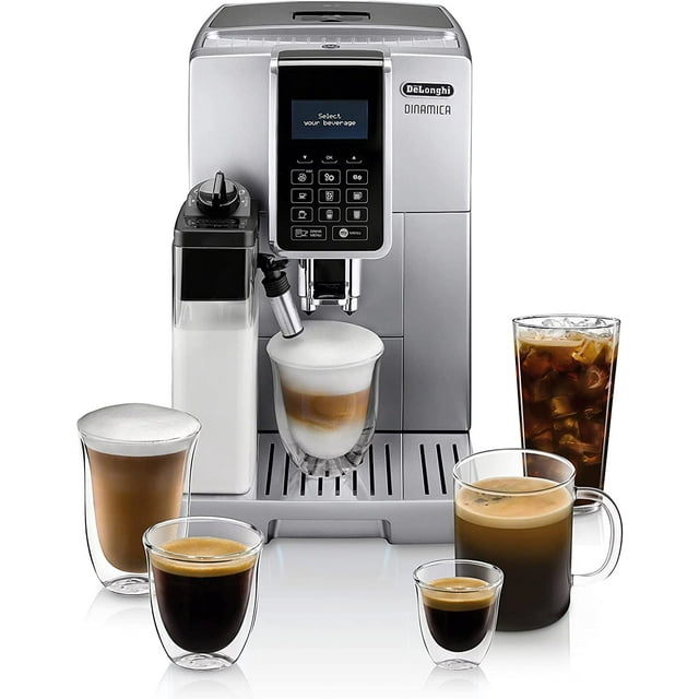De'Longhi ECAM35075SI Dinamica with LatteCrema System and LCD Display,