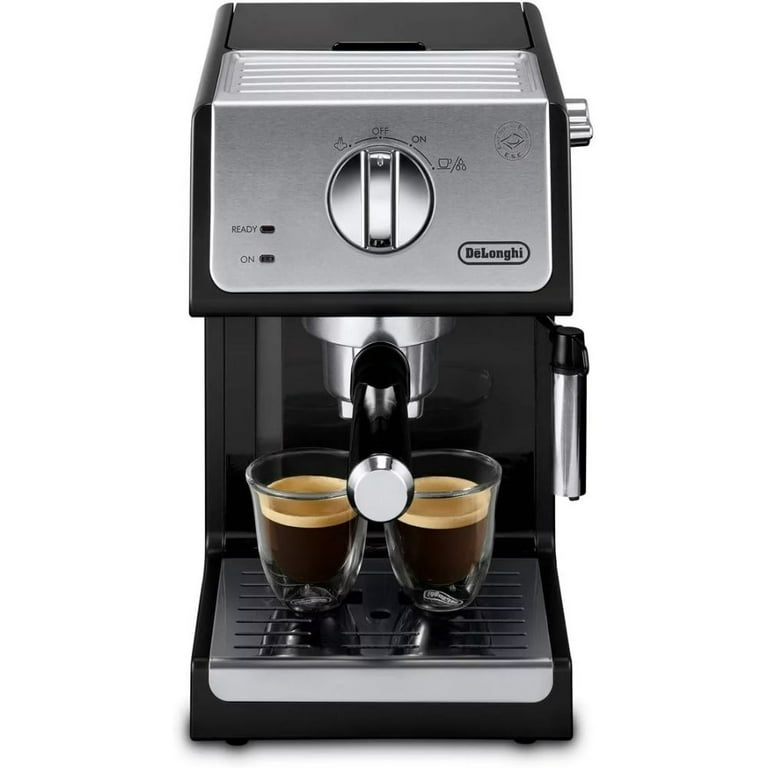 De'Longhi ECP3220 Espresso and Cappuccino Machine Silver/Black 15-Bar Pump De'Longhi ECP3220 Espresso and Cappuccino Machine Silver/Black 15-Bar Pump