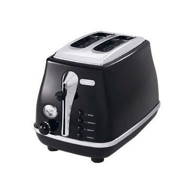 De'Longhi Icona CTO2003BK Toaster electrical 2 slice onyx black