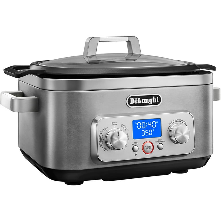 De'Longhi Livenza Stainless Steel Multi Cooker - Walmart.com De'Longhi Livenza Stainless Steel Multi Cooker - Walmart.com