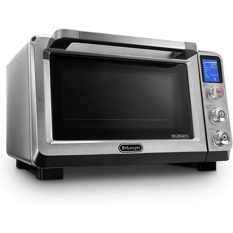 DeLonghi Turbo Convection Oven美品 De'Longhi Premium 1000 W 24L Stainless Steel Tabletop Oven