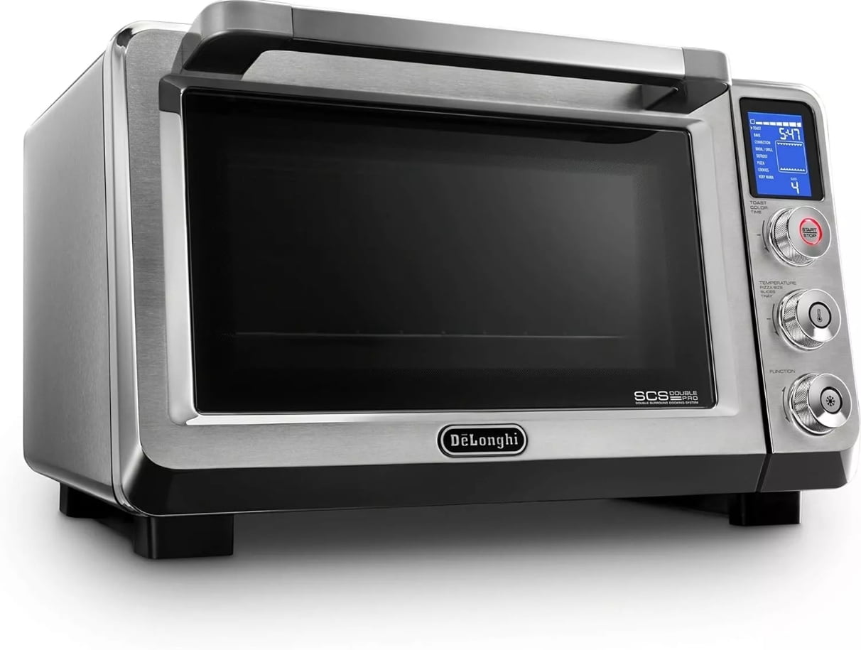 De'Longhi Premium Digital Convection Oven-Non-stick Stainless Steel+7 ...