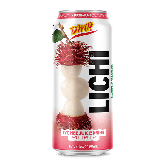 De Mi Pais Canned Lychee Fruit Juice 12-Pack
