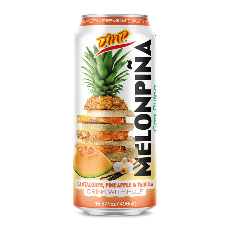 De Mi Pais Canned Melon with Pineapple and Vanilla Juice 12-PACK